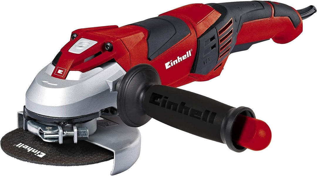 Einhell Winkelschleifer TE-AG 125 CE (1100 W, Scheibe Ø 125 mm, Konstantelektronik, Schutzhaube, Sch
