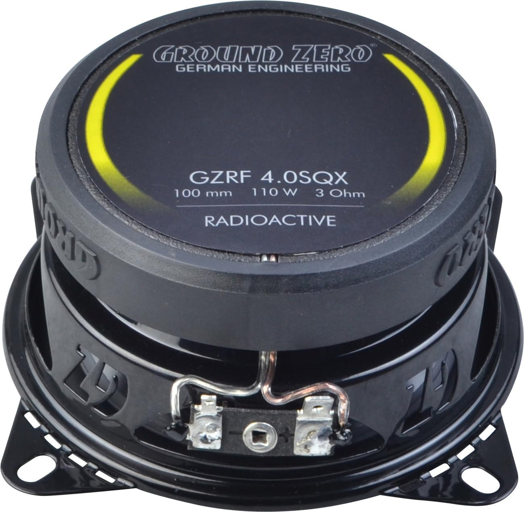 Ground Zero GZRF 4.0SQX – 10 cm Hochdynamischer Koaxial-Lautsprecher für präzisen Klang und kraftvol