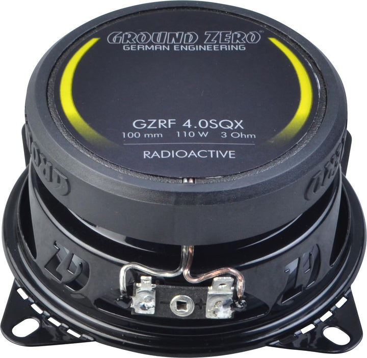 Ground Zero GZRF 4.0SQX – 10 cm Hochdynamischer Koaxial-Lautsprecher für präzisen Klang und kraftvol