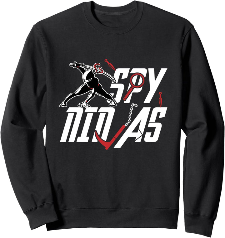 Spy Gaming Ninjas Funny Gamer Gaming Fan Sweatshirt
