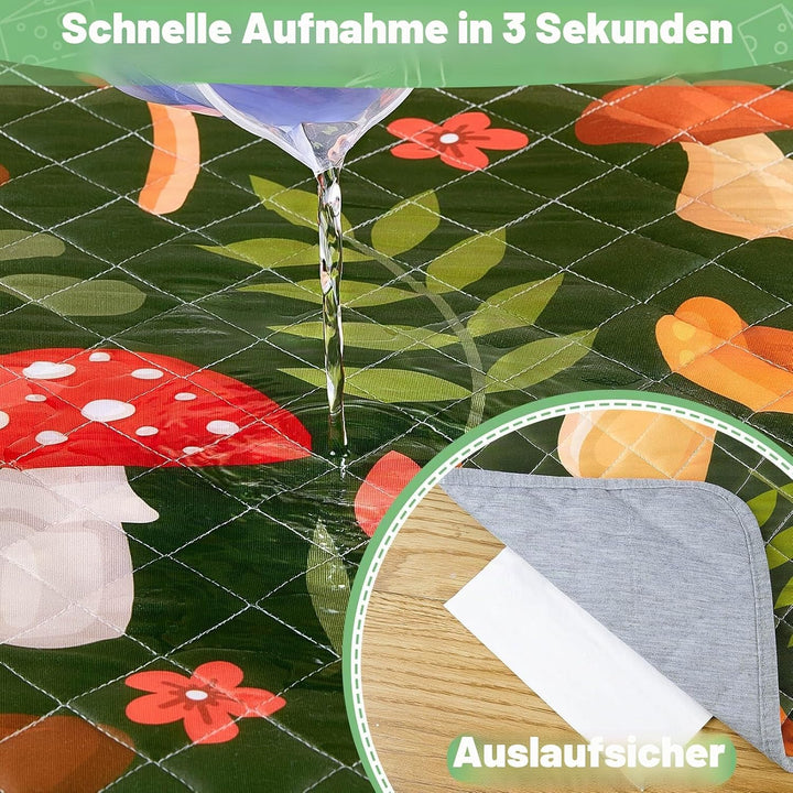 2 Pack Wiederverwendbare Unterlage für Meerschweinchen,Waschbar,Kleintier Matten für Kaninchen,Hamst
