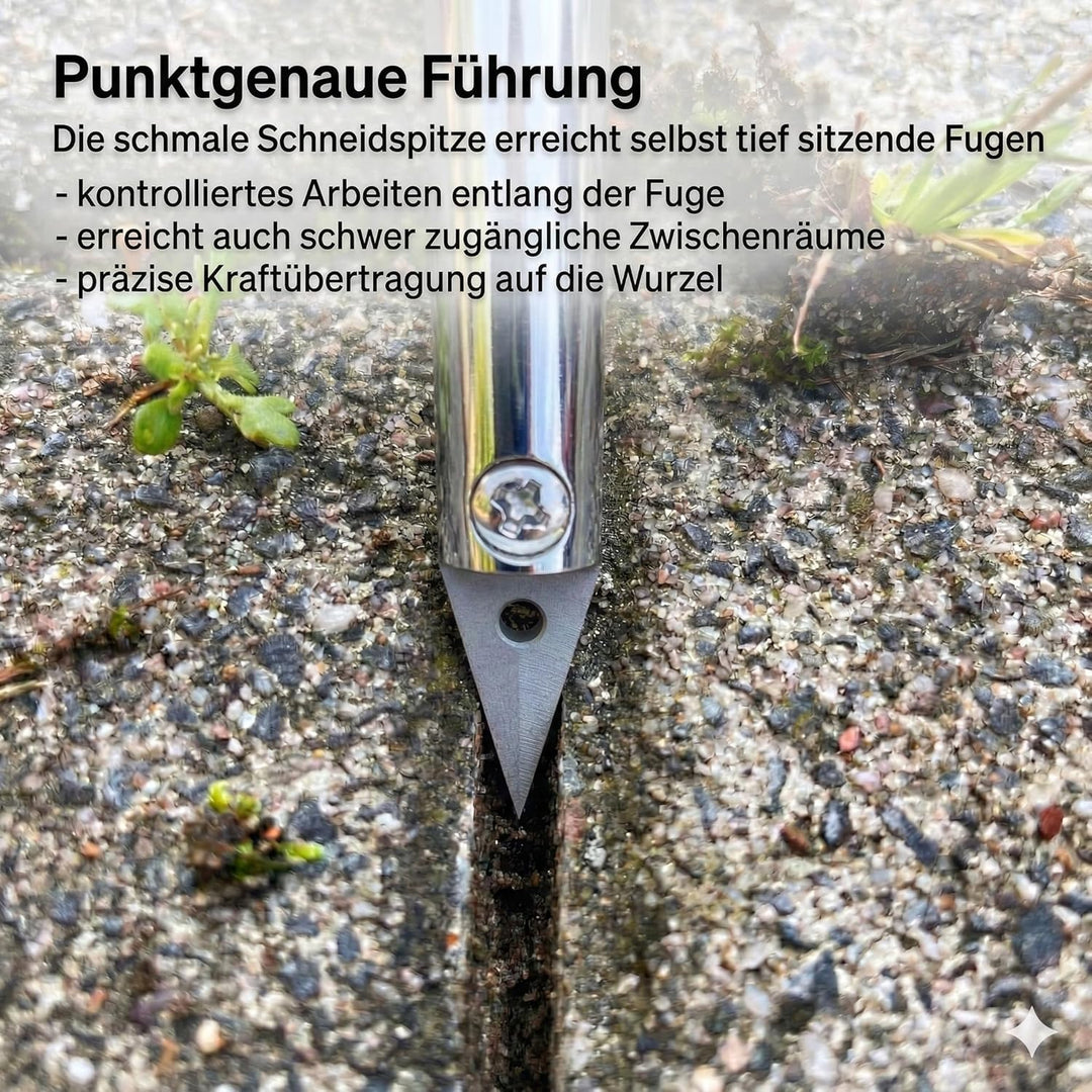 GIGANT Fugenkratzer Fugenreiniger Unkrautkratzer Schneide aus Vollhartmetall verschleissfest wendbar