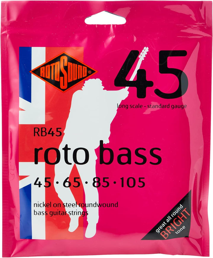 Rotosound RD 66LD Swing Bass E-Basssaiten & RotoBass RB 45 E-Bass, 045-105 Bundle mit RB 45 E-Bass,