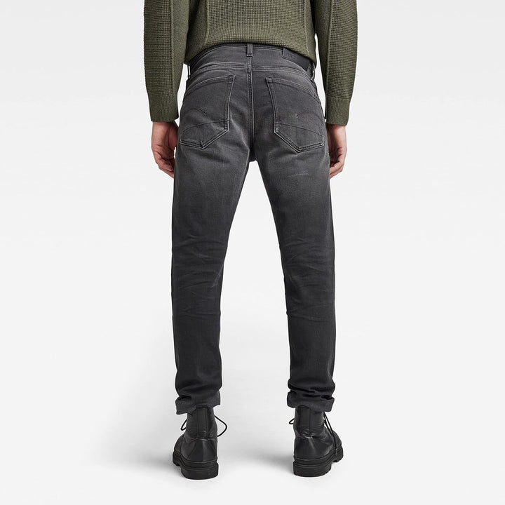 G-Star Herren Jeans 3301 Slim Style Jeans 28W / 32L Grau (Worn in Black Onyx Restored 51001-b479-d10