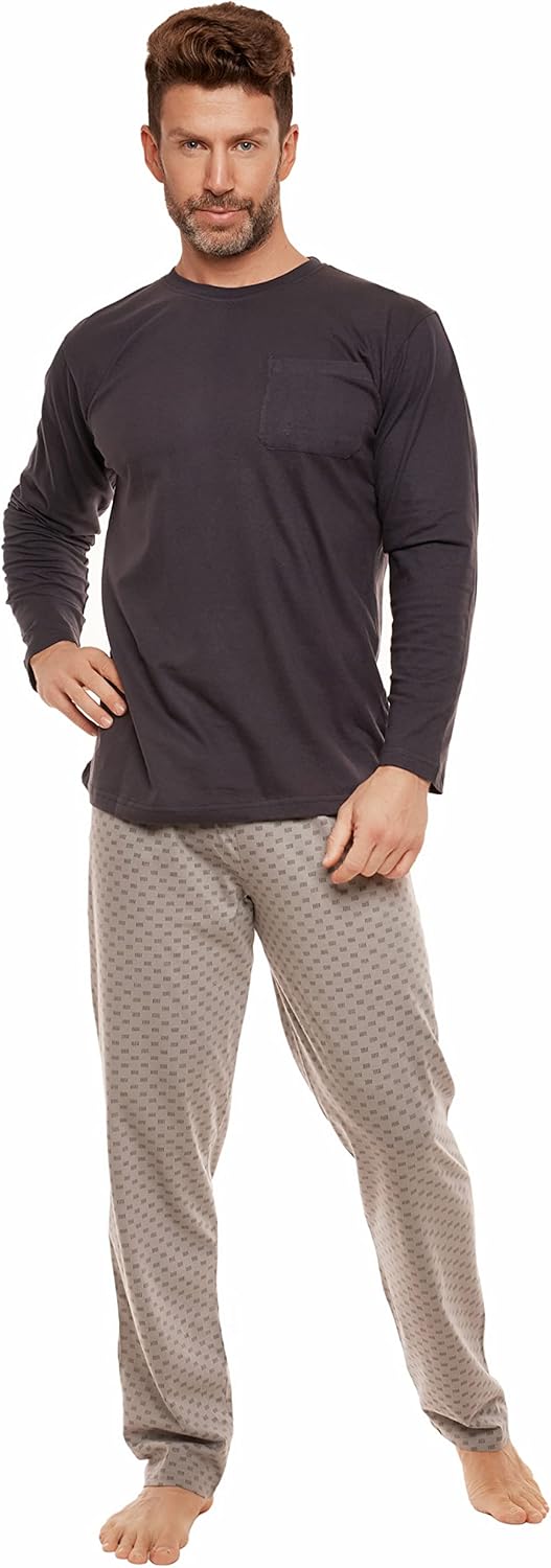 Selente Sweet Dreams moderner und bequemer Herren Schlafanzug/Shorty, mit weicher Baumwolle, Verschi