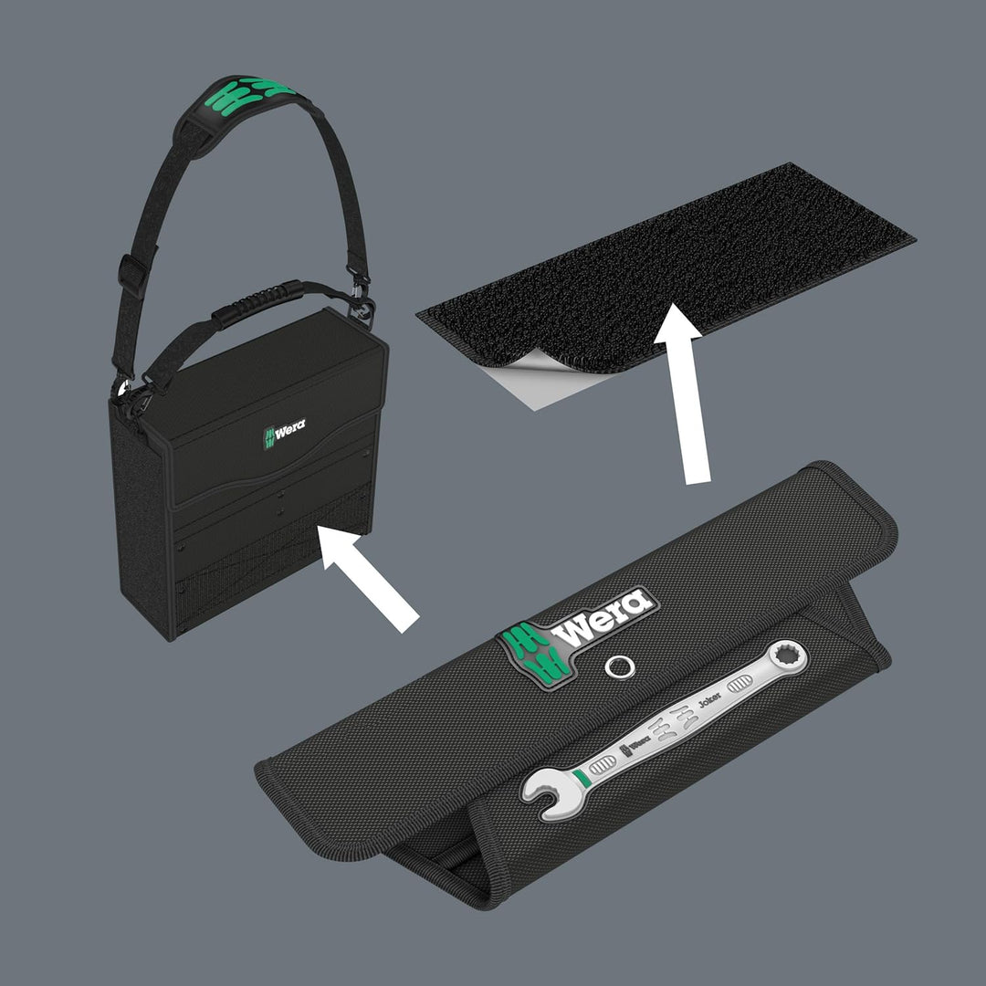 Wera 05020230001 6003 Joker 5 Set 1, Ringmaulschlüssel-Satz, metrisch, 5-teilig metrisch Single 5-te