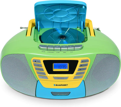 Blaupunkt B 120 MC tragbarer CD Player mit Bluetooth | Kassettenfach | Hörbuch Funktion | CD-Player