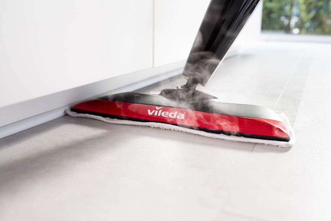 Vileda Steam XXL Dampfreiniger, Dampfbesen alle Böden, extra grosse Reinigungsfläche (Alt) Steam XXL