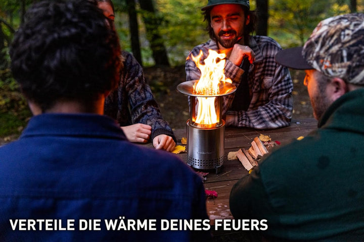 Solo Stove Mesa Wärmeverteiler | Erweitert den Wärmeradius um 60 cm, Outdoor Heizstrahler, Robustes