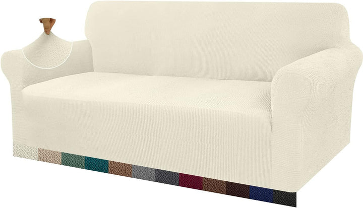 Granbest Dicke Sofabezug 3 Siter Stretch und Stilvolle Couchbezug Möbelbezüge Anti Rutsch Kratzfest