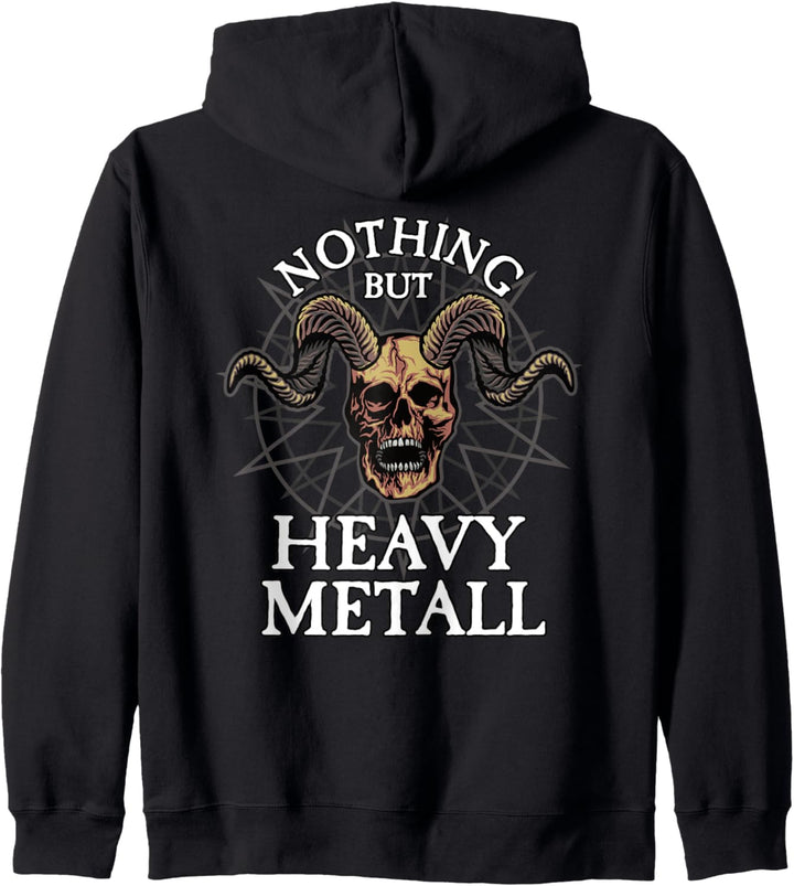 Nothing But Heavy Metal I Retro Metal I Heavy Metal Gitarre Kapuzenjacke