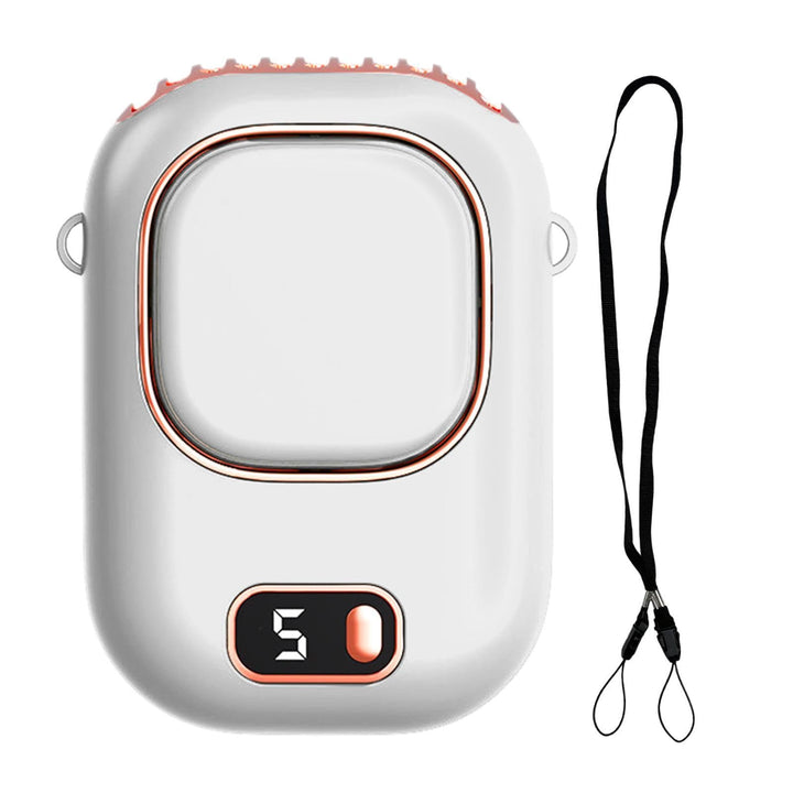 Ventilator mit Clip, 5 Geschwindigkeiten, leise, blattlos, tragbar, wiederaufladbar, persönlicher Ve
