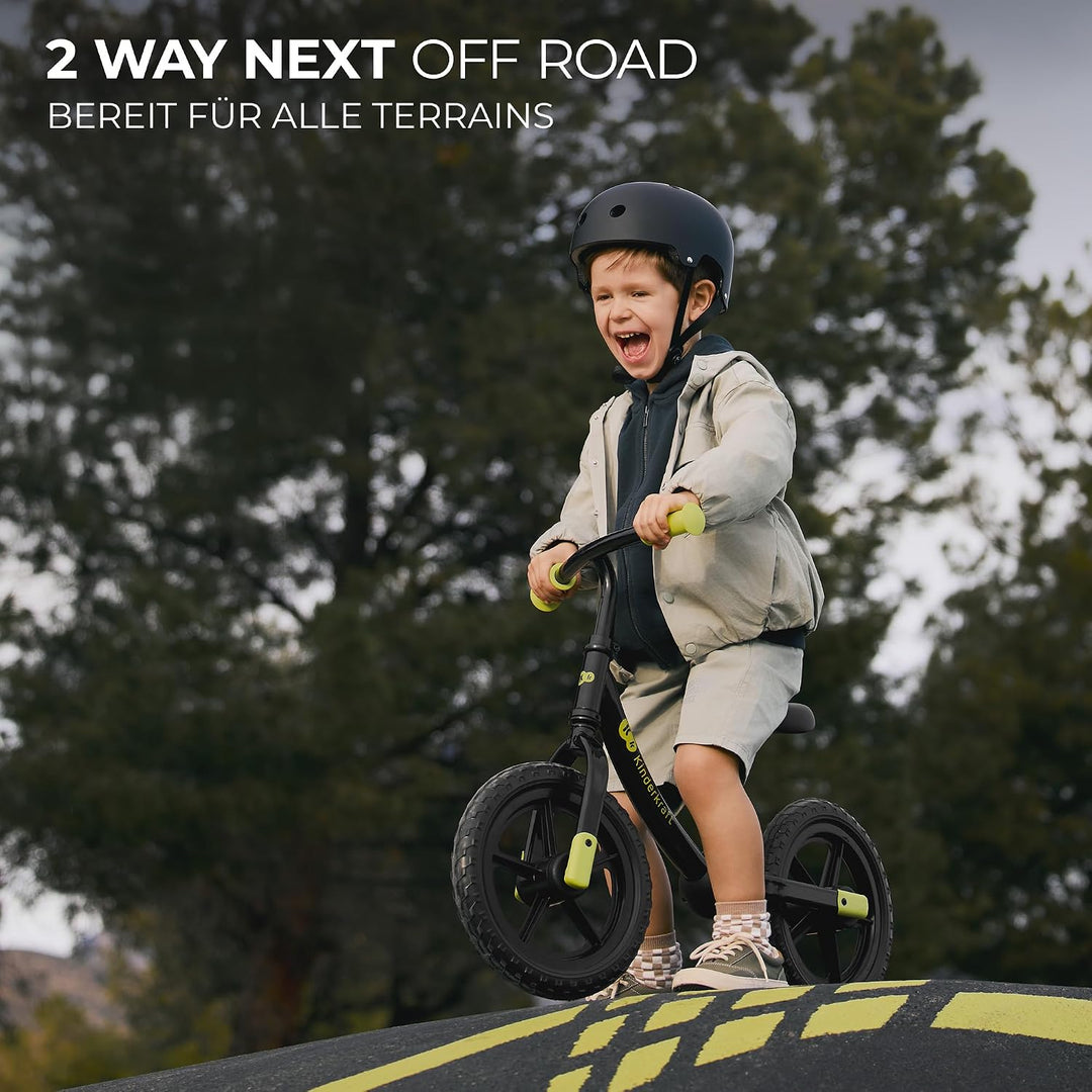 Kinderkraft 2WAY Next Off Road Laufrad, Minzig Mint, Mint