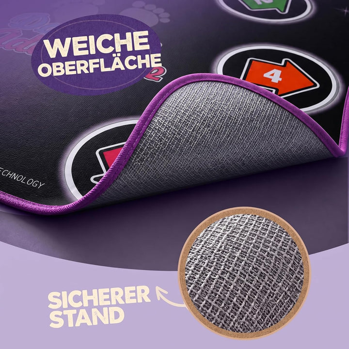 Hot Bee Tanzmatte Mädchen Kinder 3 4 5 6 7 8 9 10 11 12 Jahre, Geschenke Mädchen Kinder 3-12 Jahre,