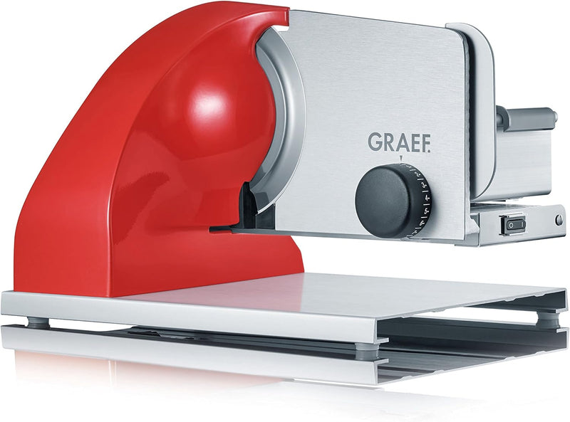 Graef SKS903EU Allesschneider Sliced Kitchen, 185 W, aluminium eloxiert /