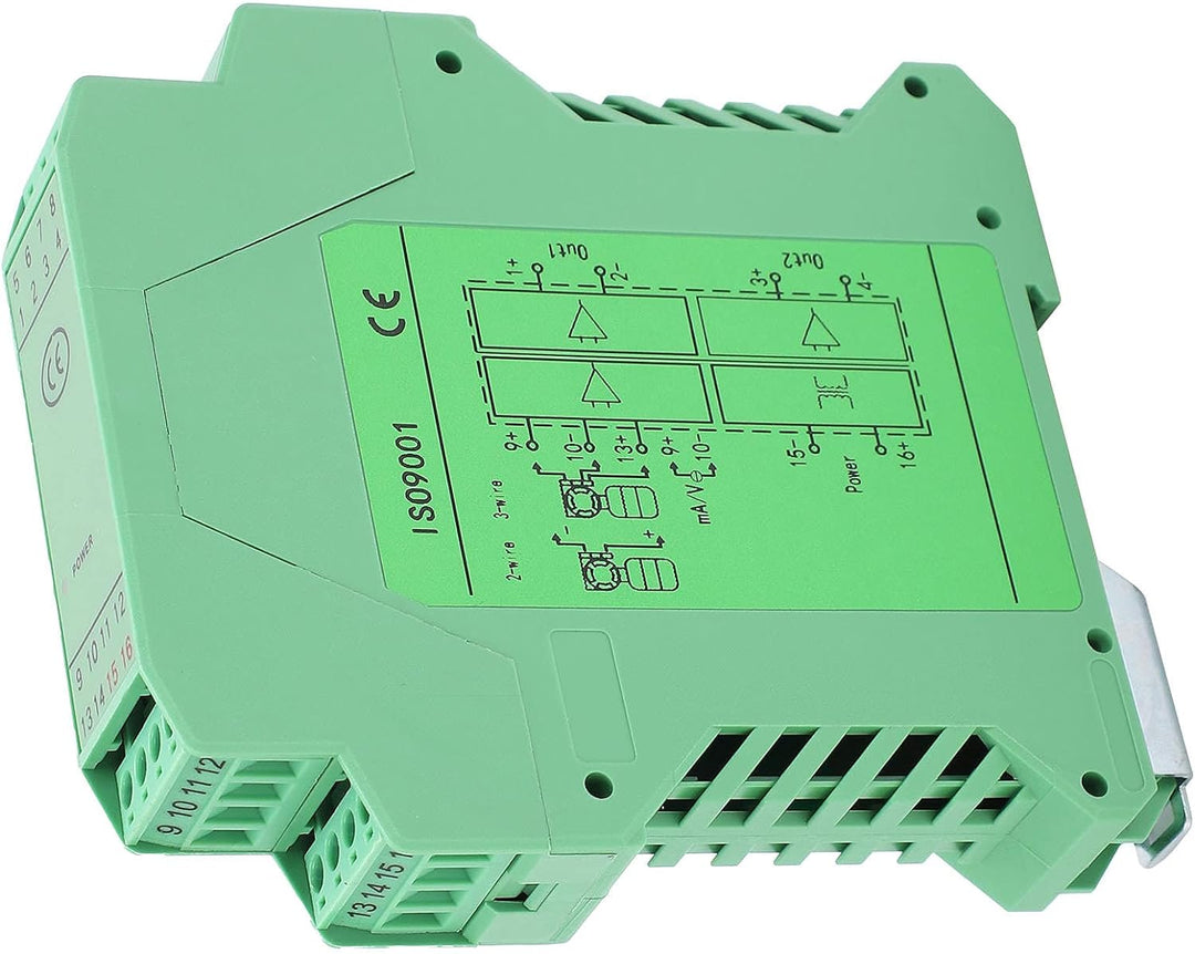 Stromsignal-Aufbereiter, 0-10V bis 0-10V Hochzuverlässiger Signalisolator für 2- oder 3-Leiter-Trans