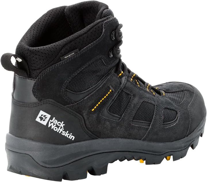 Jack Wolfskin Men's Vojo 3 Texapore Mid M Outdoor Shoes 39.5 EU Black Burly Yellow Xt 2023, 39.5 EU