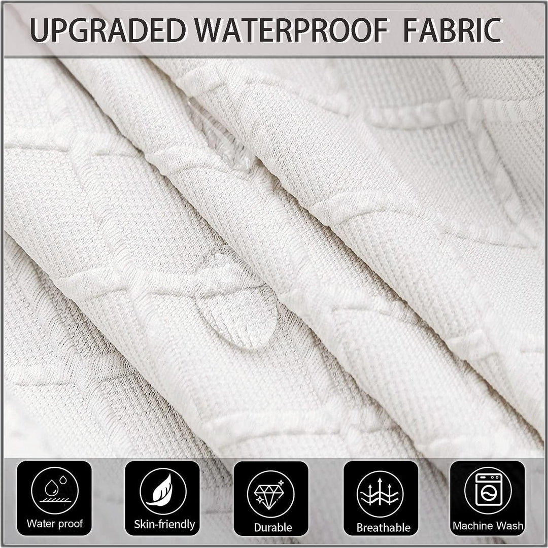 SHENGYIJING 1/2/4/6 PCS Diamond Lattice FStretch wasserdichte XL Stuhlhussen für Esszimmer, Spandex