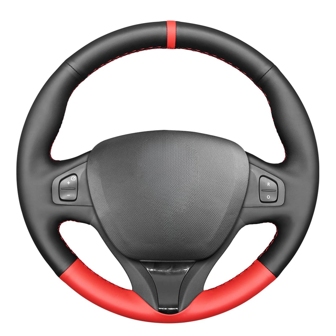 MEWANT Lenkradabdeckung aus Leder für Renault Clio 4 IV 2012-2016 / Captur 2013-2016 Stil 02: Mikrof