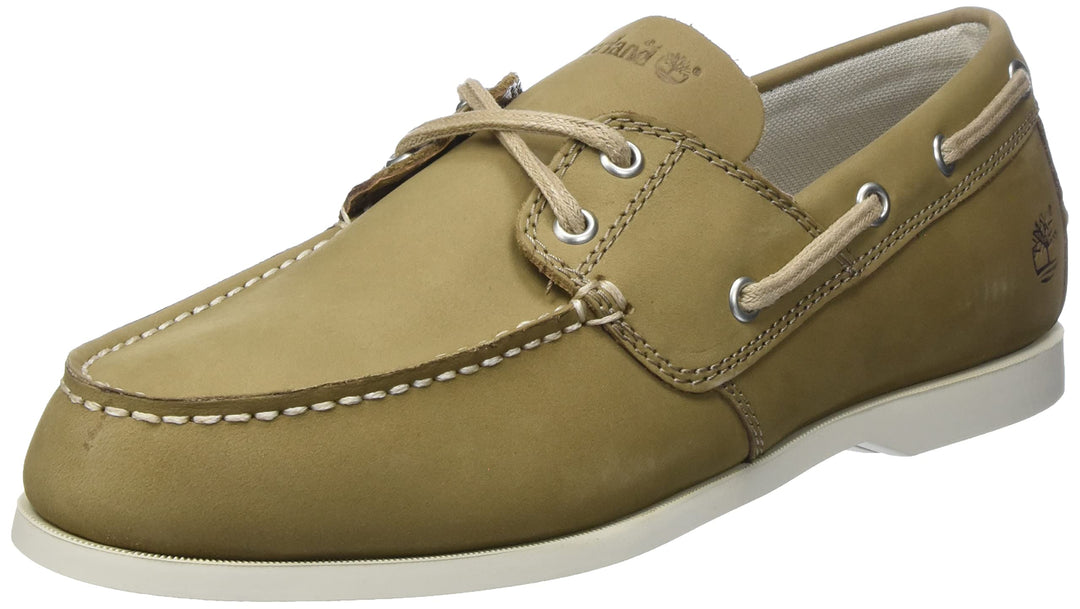 Timberland Herren Cedar Bay 2 Eye Boat ShoeBoat Shoe 49 EU Weit Medium Beige Nubuck, 49 EU Weit Medi