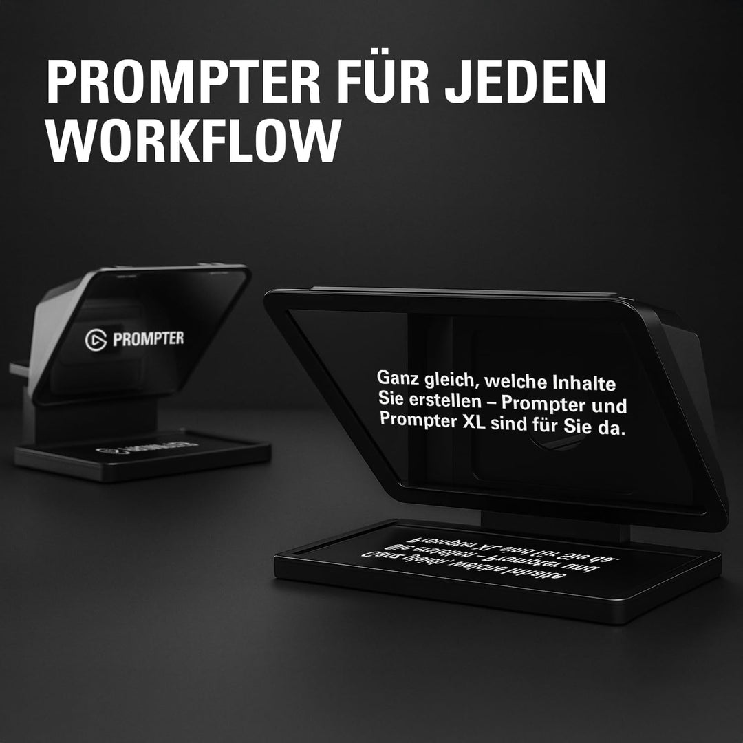 Elgato Prompter XL – Teleprompter in voller Grösse mit abnehmbarem Display, Monitor für Videokonfere