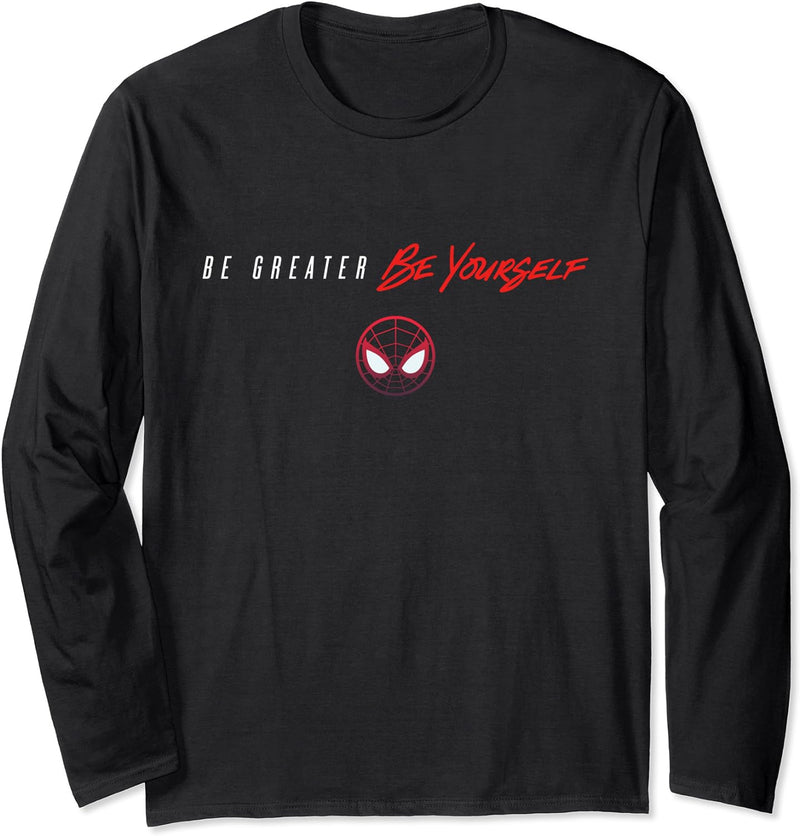 Marvel Spider-Man: Miles Morales Game Be Greater Be Yourself Langarmshirt