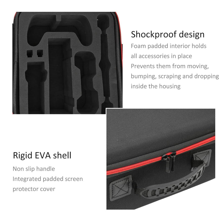 Annadue Tragetasche für Nintendo Switch/Switch OLED Modell (2021), Tragbare Reisetragetasche, Hartsc
