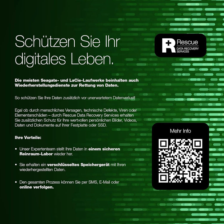 LaCie d2 Professional 4TB externe Festplatte, 3.5 Zoll, PC &amp; Mac, schwarz, inkl. 5 Jahre Rescue Serv