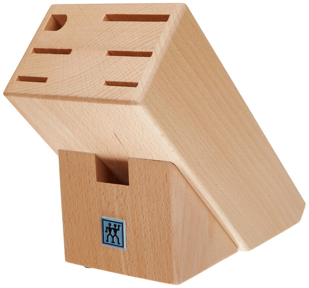 Zwilling 35149400 Messerblock, natur Braun, 7 Schlitze, Braun, 7 Schlitze