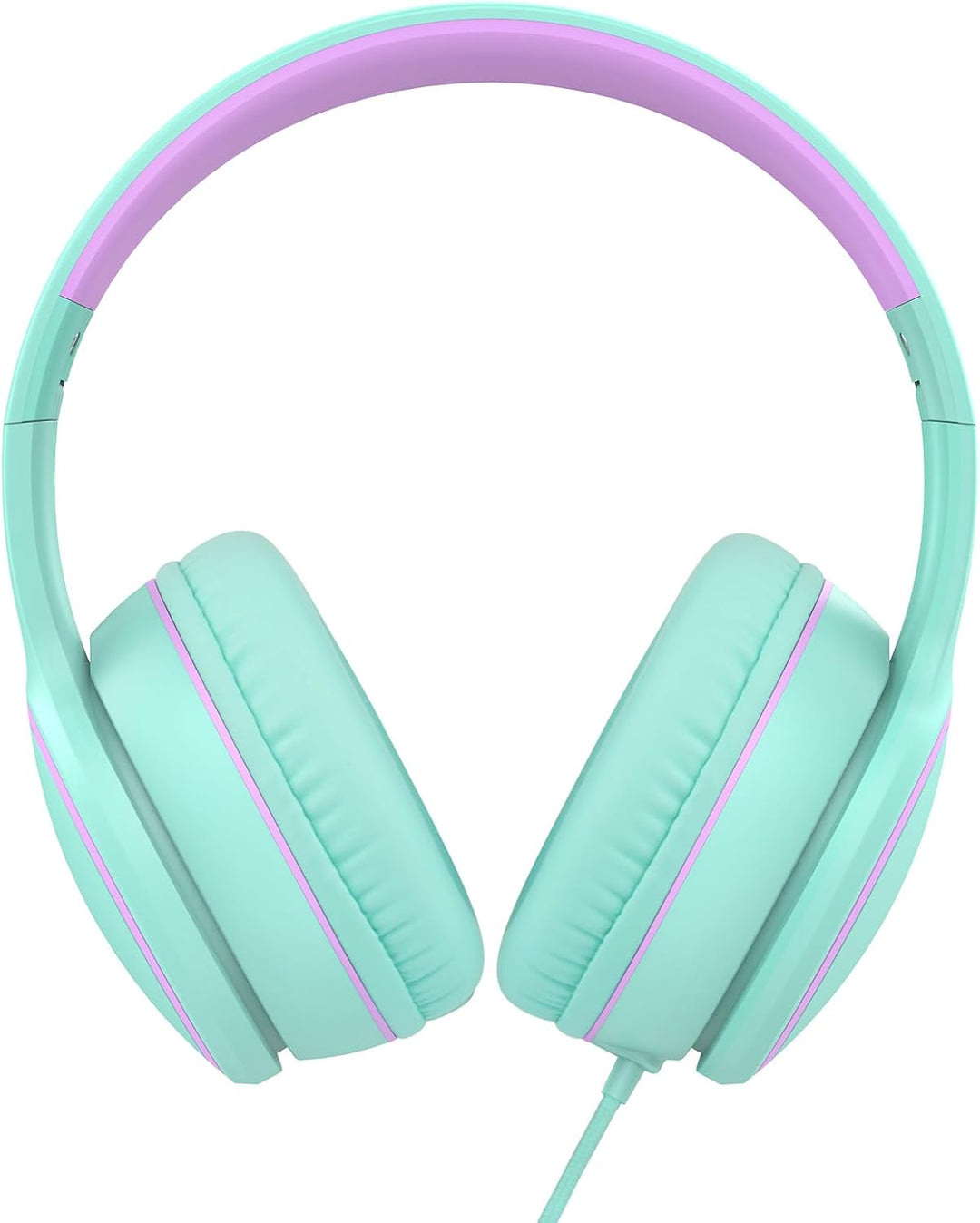 RORSOU R10 Over-Ear Kopfhörer mit Mikrofon, Leichtgewichtige klappbare Stereo-Bass-Headset mit 1,5 m