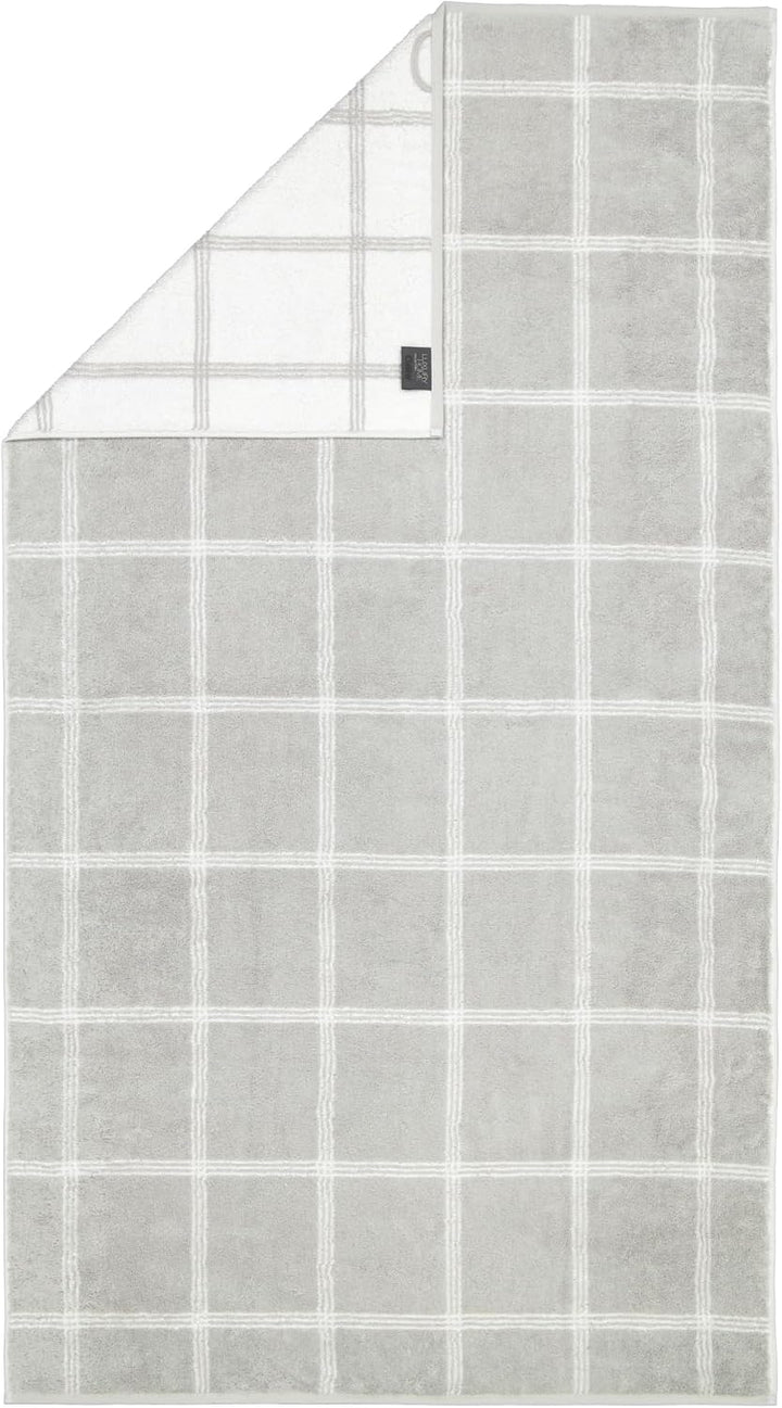 Cawö Luxury Home Duschtuch Two-Tone 604 | 76 Platin - 80 x 150 Duschtuch 80 x 150 cm, Duschtuch 80 x