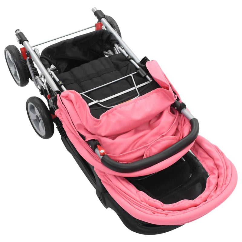 Tidyard Geschwisterwagen Kinderwagen Babywagen Baby Kinder Buggy Zwillingsbuggy Kinderbuggy Reisebug