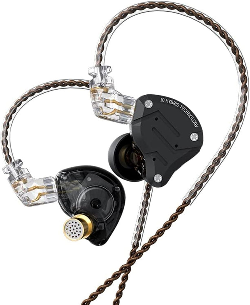 Yinyoo KZ ZS10 Pro In-Ear-Monitor, 4BA+1DD KZ Kopfhörer Multi Driver In-Ear-Kopfhörer IEM, KZ kabelg