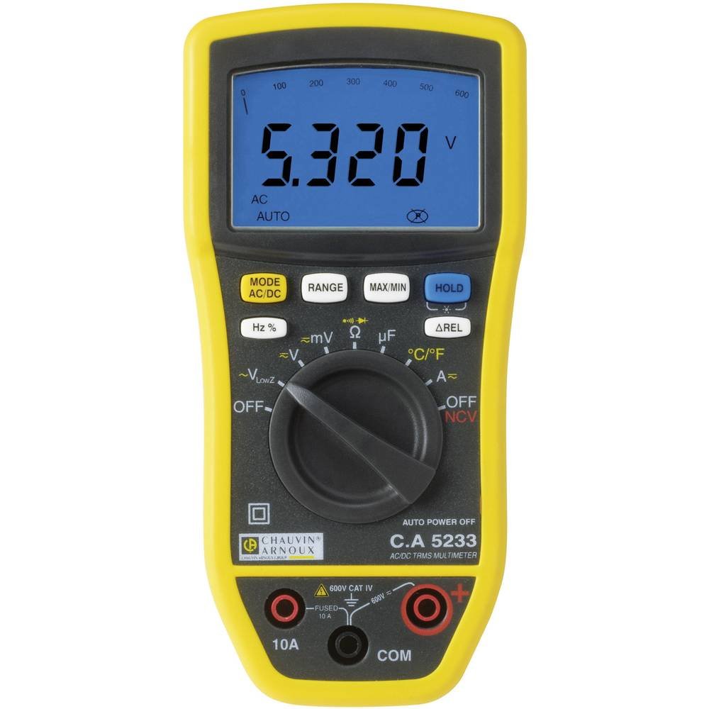 Chauvin Arnoux P01196733 C.A 5233 Multimeter (TRMS)
