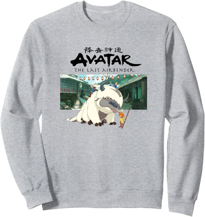 Avatar: The Last Airbender Group Shot City Panel Sweatshirt