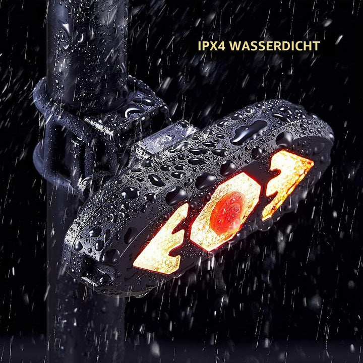 Fahrrad Blinker mit Fernbedienung LINISME Fahrrad Hecklicht Wasserdichtes Fahrradrücklicht mit 120db