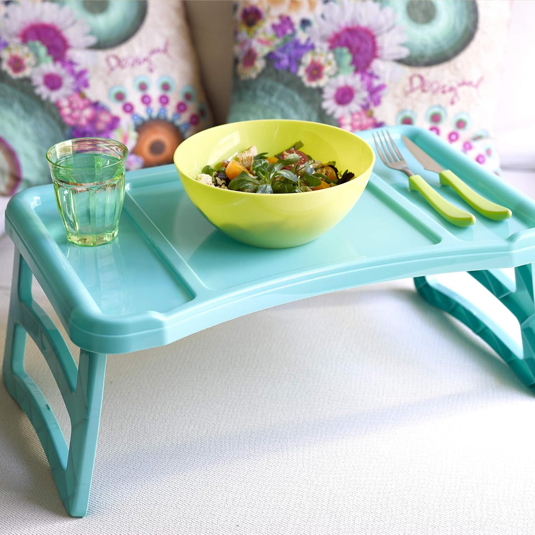 Plastic Forte Laptop-Tisch, Weiss, 33 x 33 x 23.5 cm, Bett, Nachtisch