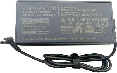 20V 10A 200W Laptop Ladegerät Adapter, kompatibel mit ASUS ADP-200JB D ADP-200JB DA ROG Zephyrus G15