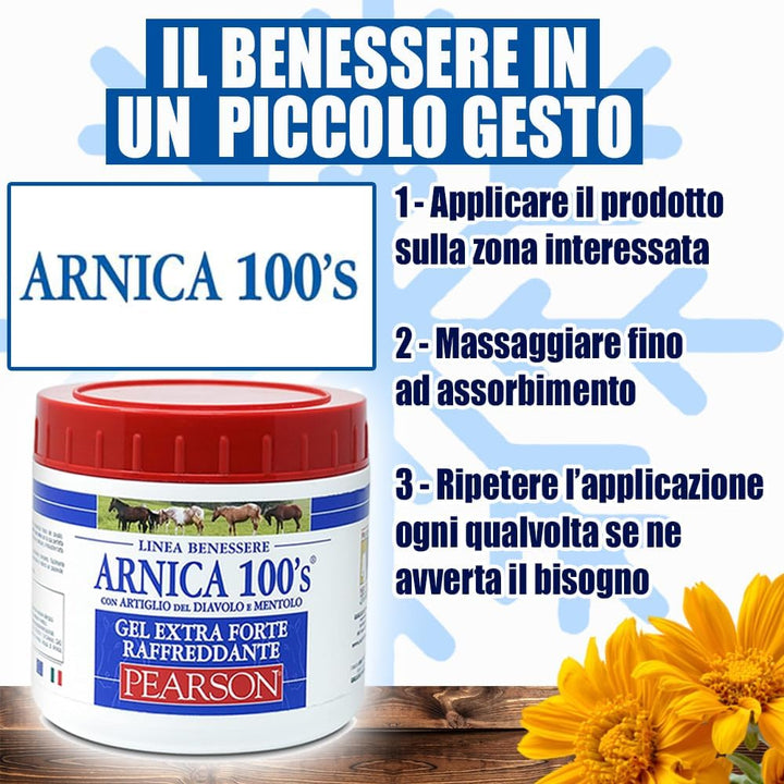 ARNICA 100'S - Arnika für Pferde, kühlendes Gel Extra Forte von Pearson [500ml]. Arnika Gel Forte, C