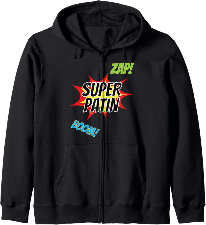 Geschenk für Patin - Die Super Patin Kapuzenjacke