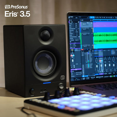 PreSonus Eris 3.5 Gen 2 – 3,5" Desktop-Aktivlautsprecher für Multimedia, Gaming und Musikproduktion