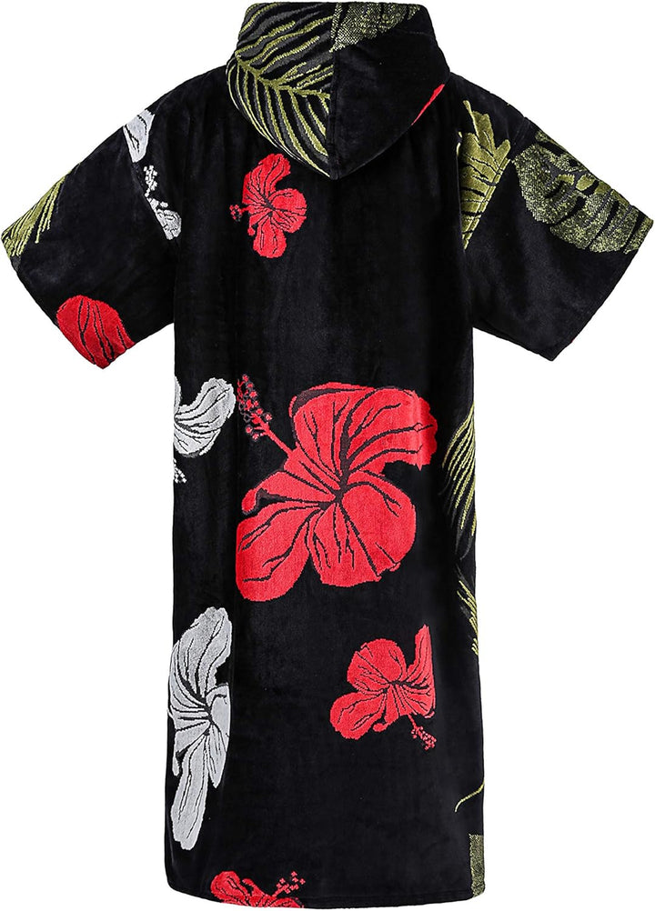 ATLANTIC SHORE | Surf Poncho | Badeponcho mit Kapuze aus 100% Baumwolle | Unisex | Special Editions