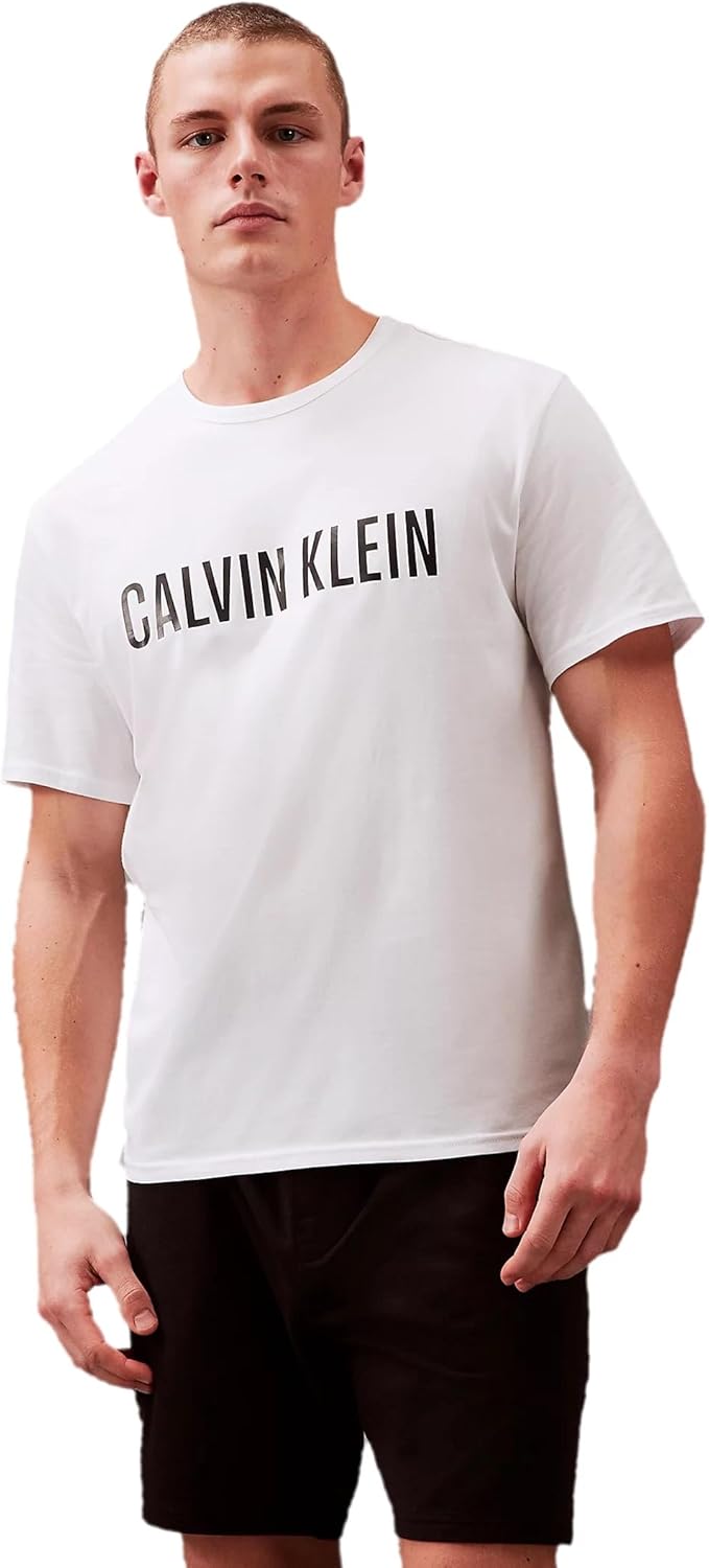 Calvin Klein Herren T-Shirt S 100 - White, S 100 - White