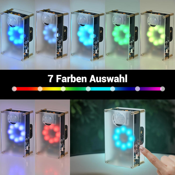 DIY Bewegungssensor Lichter Löt Bausatz, LED Nachtlicht Elektronik Bausatz, Lehr und Lernausbildung