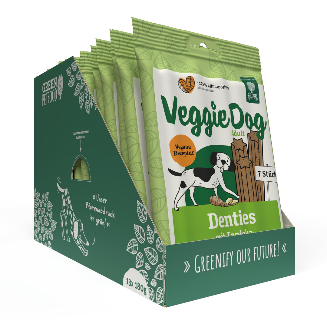 Green Petfood VeggieDog Denties 13x180g, VeggieDog
