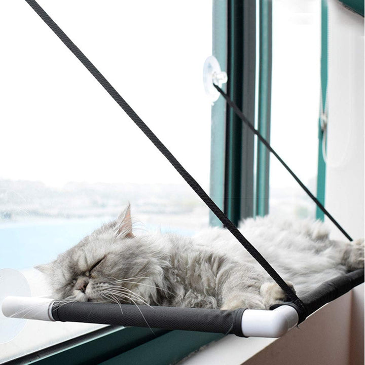 Katzen Fensterplätze, Katzen Zubehör, Fensterplatz Window Lounger Hängematte für Kletterwand-Miezeka