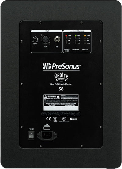 PreSonus Sceptre S8, 8 Zoll, 2-Wege, CoActual Koaxial-Studiomonitor 8" Treiber, 8" Treiber