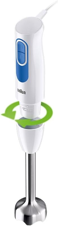 Braun Stabmixer MQ20.001M - MultiQuick 2 Pürierstab mit Edelstahl-Mixfuss, für Saucen, Smoothies und