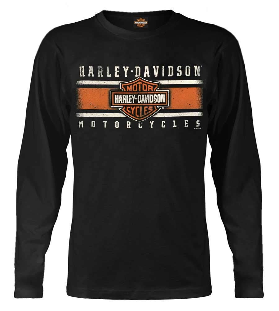 Harley-Davidson Herren Crew Neck Rundhalsausschnitt M Schwarz, M Schwarz