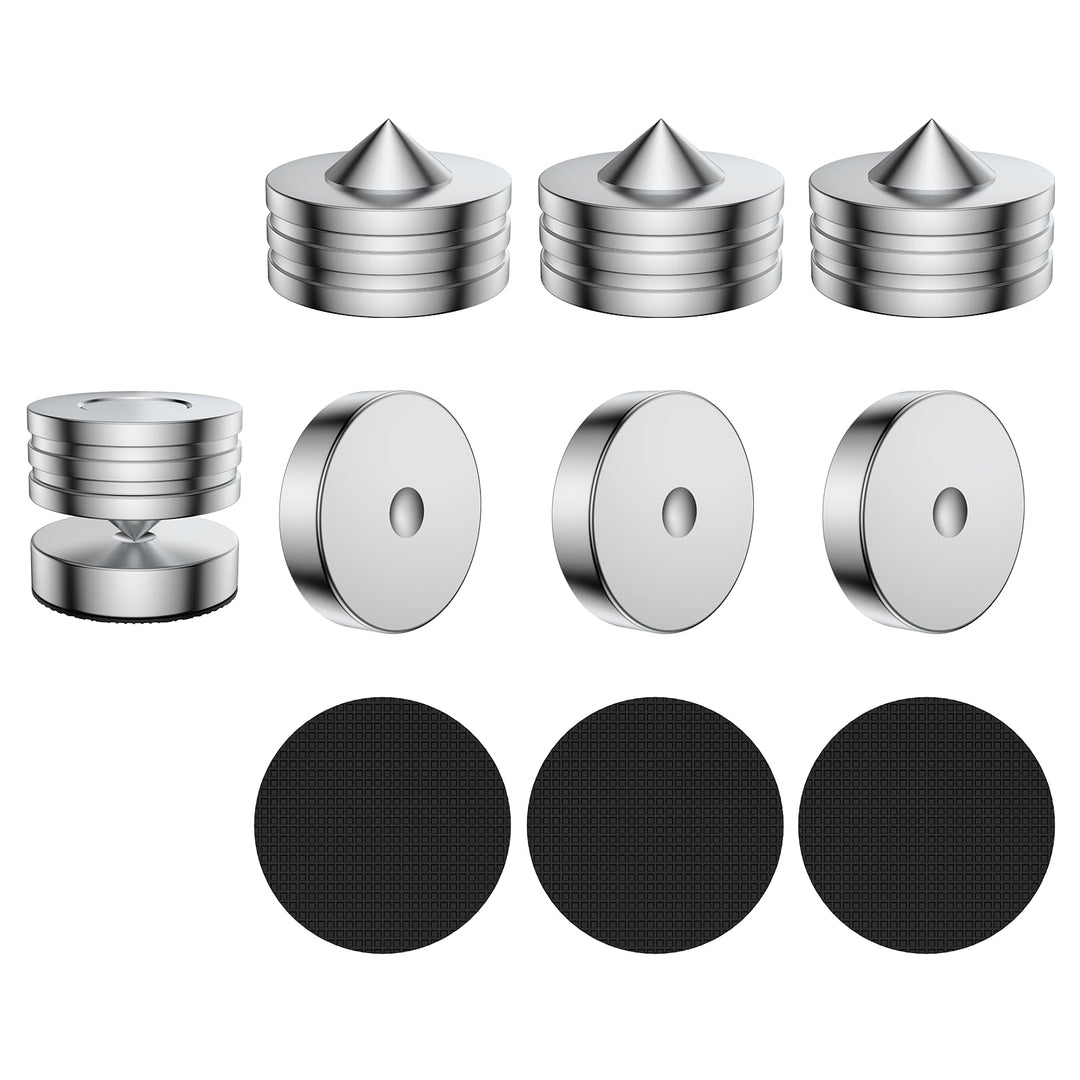 Brollitest Lautsprecher Spikes 4 Stück HiFi Gerätefüsse Absorber füsse Für subwoofer Plattenspieler